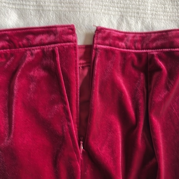 𝅺abercrombie & Fitch Wide Leg Crop Velvet Pants Size XS - Picture 10 of 10
